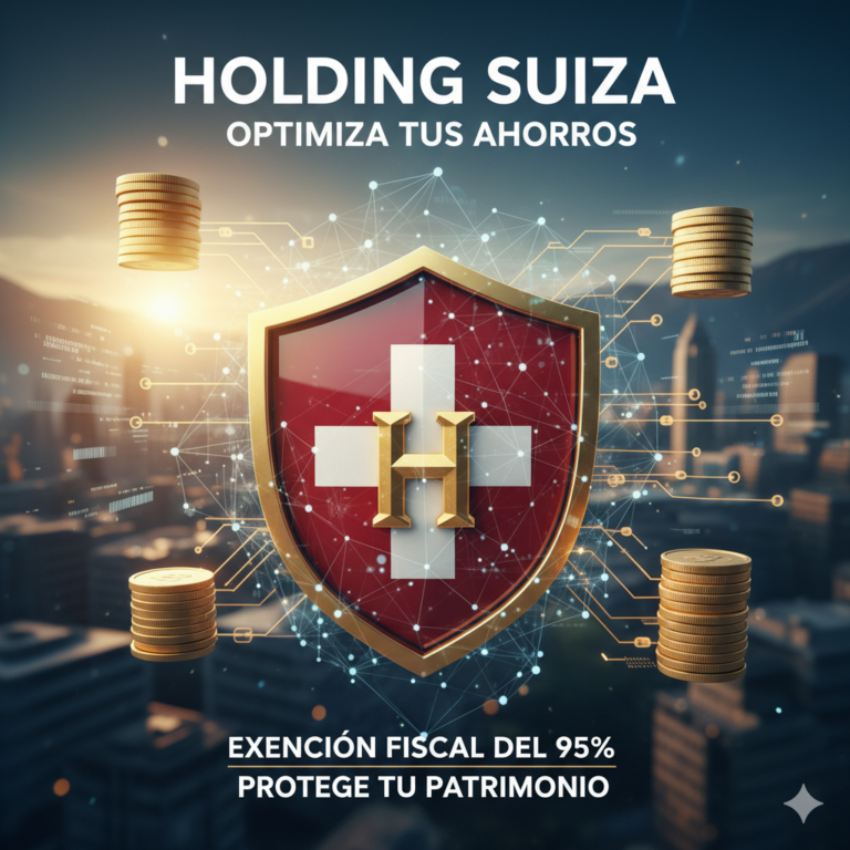 Holding Suiza escudo protección ahorro exención fiscal